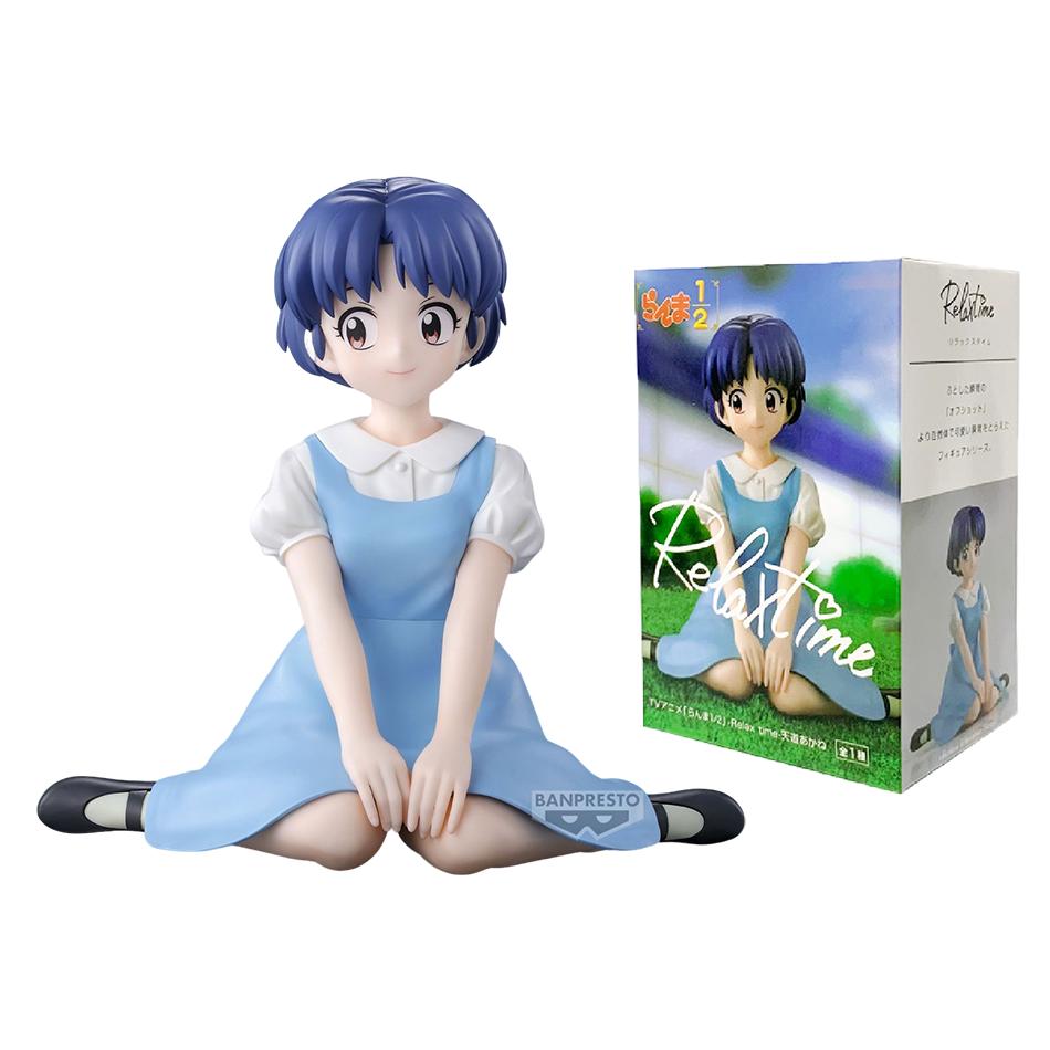 В наличии Оригинал BANDAINAMCO BANPRESTO Ranma 1/2 Relax Time Шампунь Тендо Аканэ Ранма ПВХ Фигурка Модель Коллекционная Фигурка Игрушка
