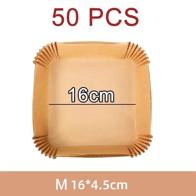 30/50 шт. принадлежности для выпечки, большие прочные квадратные и круглые принадлежности и инструменты для выпечки, кухонные принадлежности, аксессуары для фритюрницы