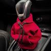 Knob Shifts Cover Fashion Hoodie Gear Handle Gear Lever Decorative Cover Manual Automatic Auto Car Interior Accessories