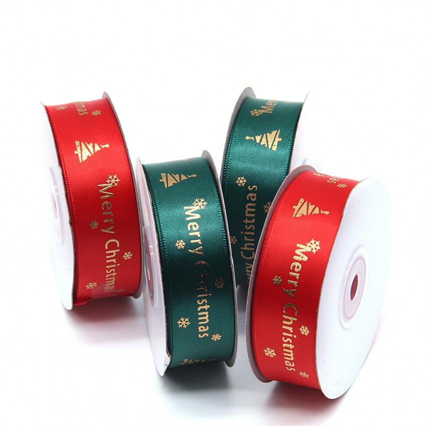 22 Meters Christmas Fabric Ribbon Party Gift Packing