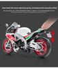 1:Модель-игрушка мотоцикла Aprilia RSV4 из сплава GSX в масштабе 1:12
