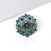 Pin Corsage Clothing with Crystal Brooch Wholesale Alloy Rhinestone Small Fashion Trade Card Accessories