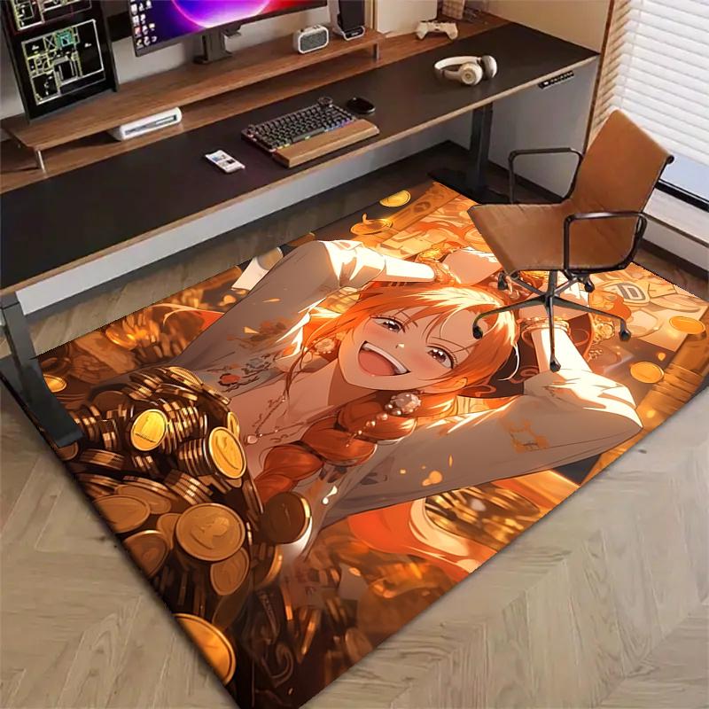 N-Nami1Printed Area Rug Carpet for Bedroom Living Room Home Decor Rugs Mat Non Slip Mat Rug for Bedside