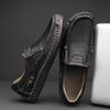 Handmade Genuine Leather Men's Casual Shoes Comfortable And Breathable Moccasins Men Business Flats Shoes Driving Shoes