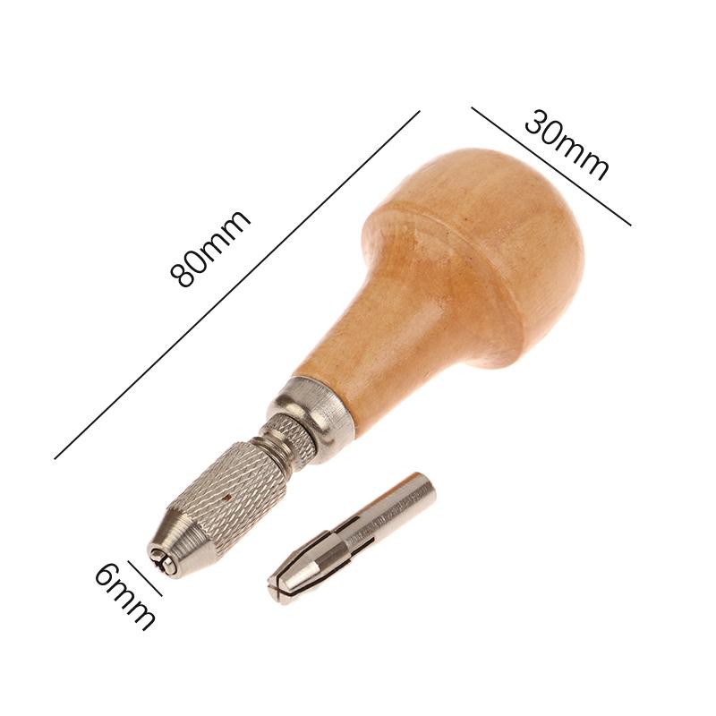 Инструменты для самодельных ювелирных изделий, тиски для ювелирных изделий, деревянная ручка с 2 патронами, набор инструментов для сверления и намотки проволоки