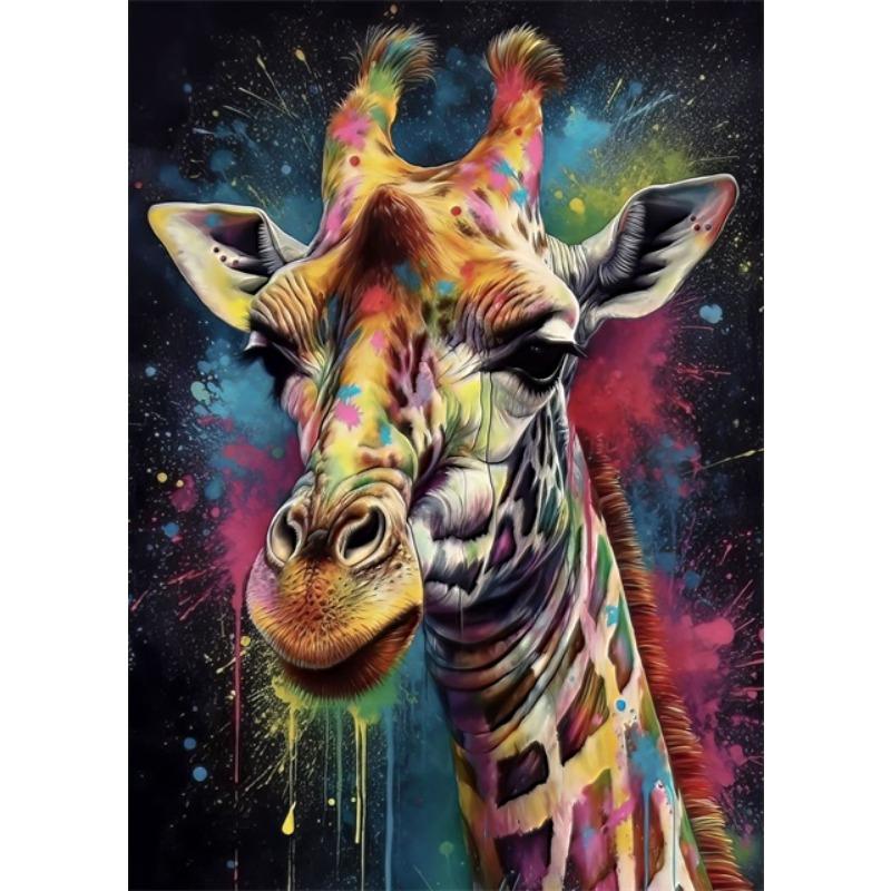 Абстрактное граффити настенное искусство холст живопись акварель обезьяна змея лев тигр животное портрет плакат для гостиной домашний декор