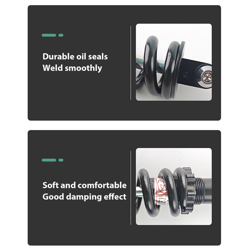 Rear Suspension Shock Absorber Bicycle Parts For Smooth Ride Bicycle Shock Absorber Long-Lasting Shock Absorber Spring For