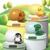 Заводная игрушка-яйцо с животным Сломанное яйцо Утка Динозавр Пингвин Капибары Заводная игрушка Малыши Мальчики Девочки Ходячее вылупившееся животное Игрушка для вечеринки