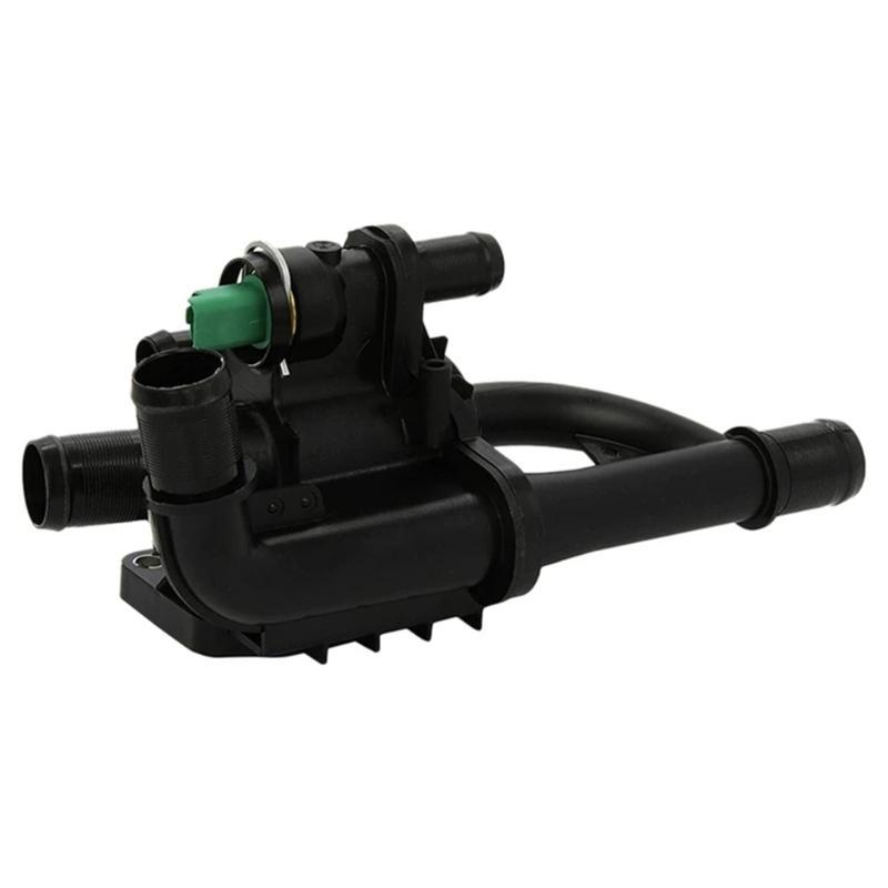 1336.AF 9660660380 Coolant Thermostat Housing Replacement Engine Thermostat Housing Assembly for Peugeot 407 1.6 HDI 2004-2016