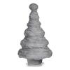 Christmas Tree - Gray Fleece - 22 X 37.5 X 22 Cm - Scandinavian Style - Modern Decoration