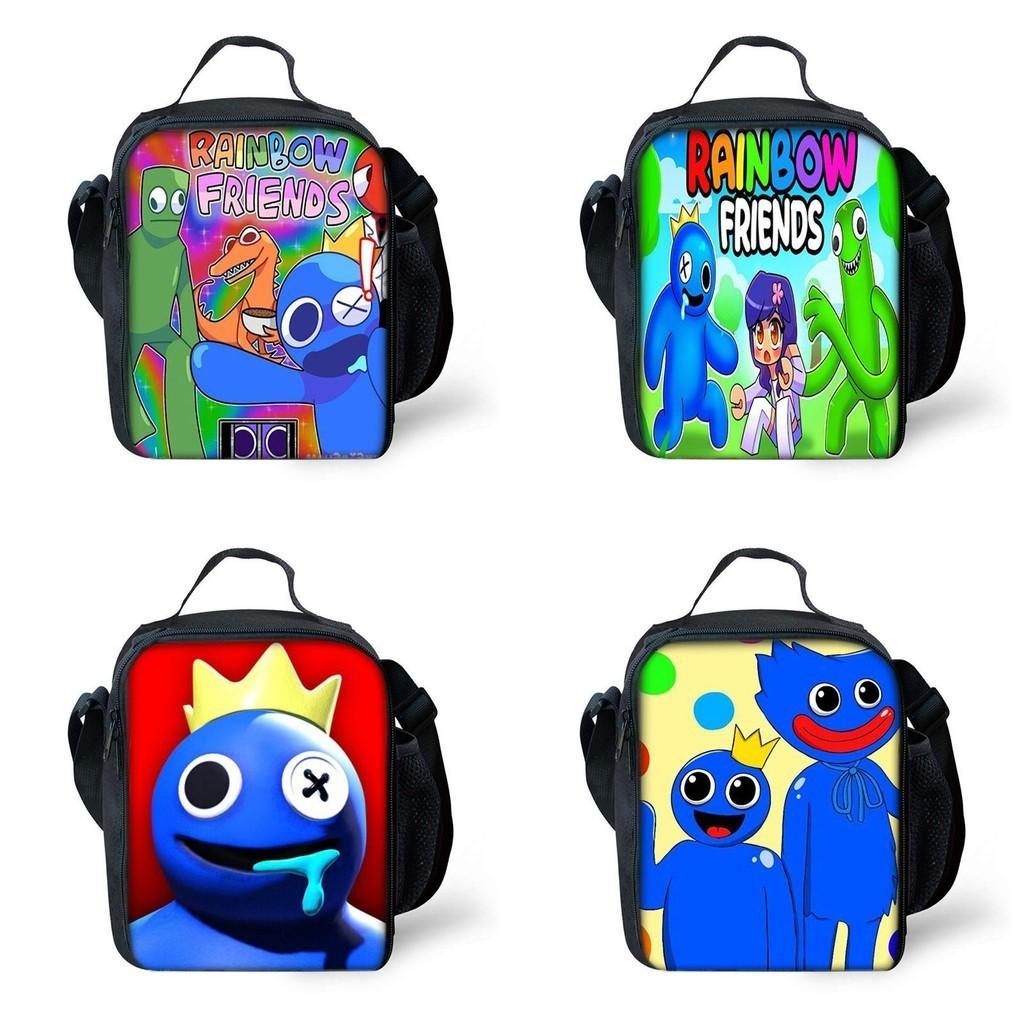 Изотермическая сумка для ланча Roblox Rainbow Friends для детей, водонепроницаемая и большой вместимости