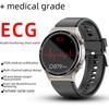 Фитнес-смарт-часы ЭКГ: Медицинский монитор сердечного ритма, артериального давления и кислорода