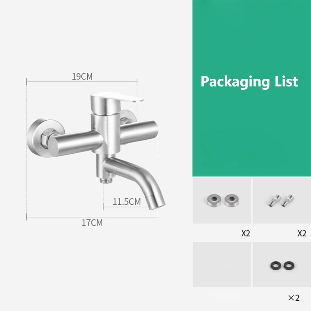 Душевая головка с клапаном для смешивания, простой смеситель для душа, тройной смеситель для ванной, горячая и холодная душевая головка