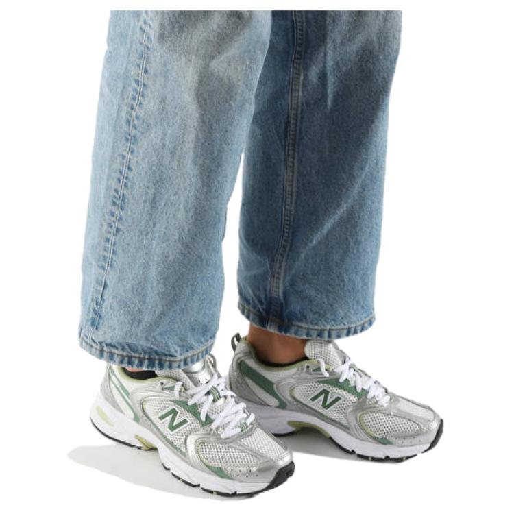 New Balance 530 Silver Metallic Mallard Green Unisex Sneakers Reflection MR530ADB