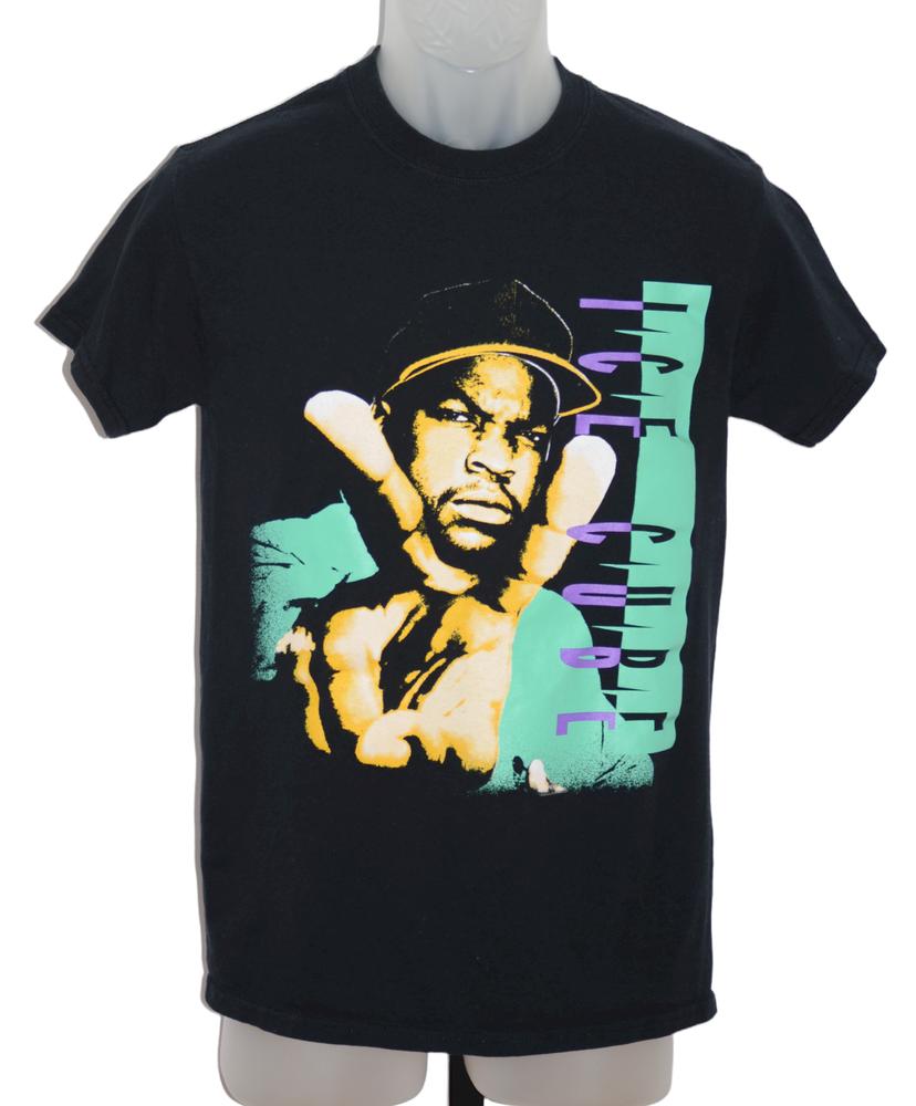 Ice Cube T-shirt Size S Black Graphic Short Sleeve Cotton