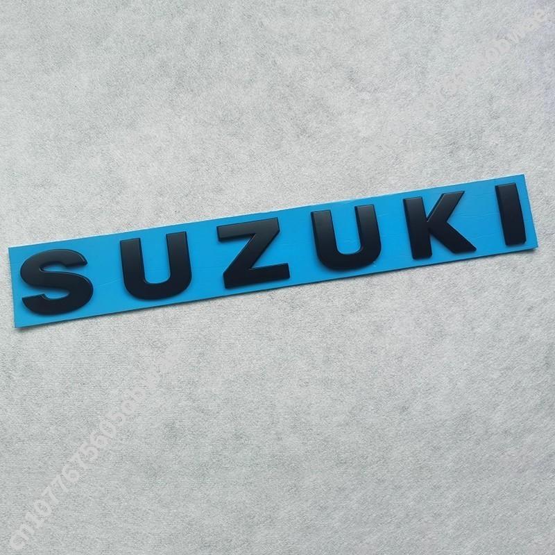 HECQ4 For SUZUKI car Emblem Hood Letter Emblem personality Rear tail trunk Decals badge sticker Decal styling auto Accessories