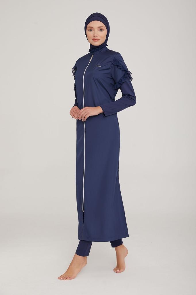 Женский Мусульманский Скромный Исламский Полный Чехол Буркини Пляжный Купальный Костюм Купальники Хиджаб Пляжная Одежда Купальник 