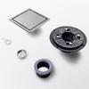 Modern 4 Inch Shower Drain Stainless Steel Square Bathroom Shower Floor Drain