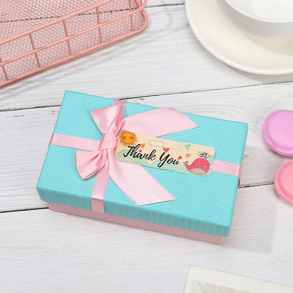 Упаковочные Декоративные Запечатывающие Этикетки Мультяшный Узор Наклейки Спасибо Выражаю Признательность Приветственные Бирки