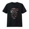 Его Готическая Черная Футболка Heartagram со Сложным Дизайном Типа О Отрицательный Винтажная Стиранная Растянутая Модная