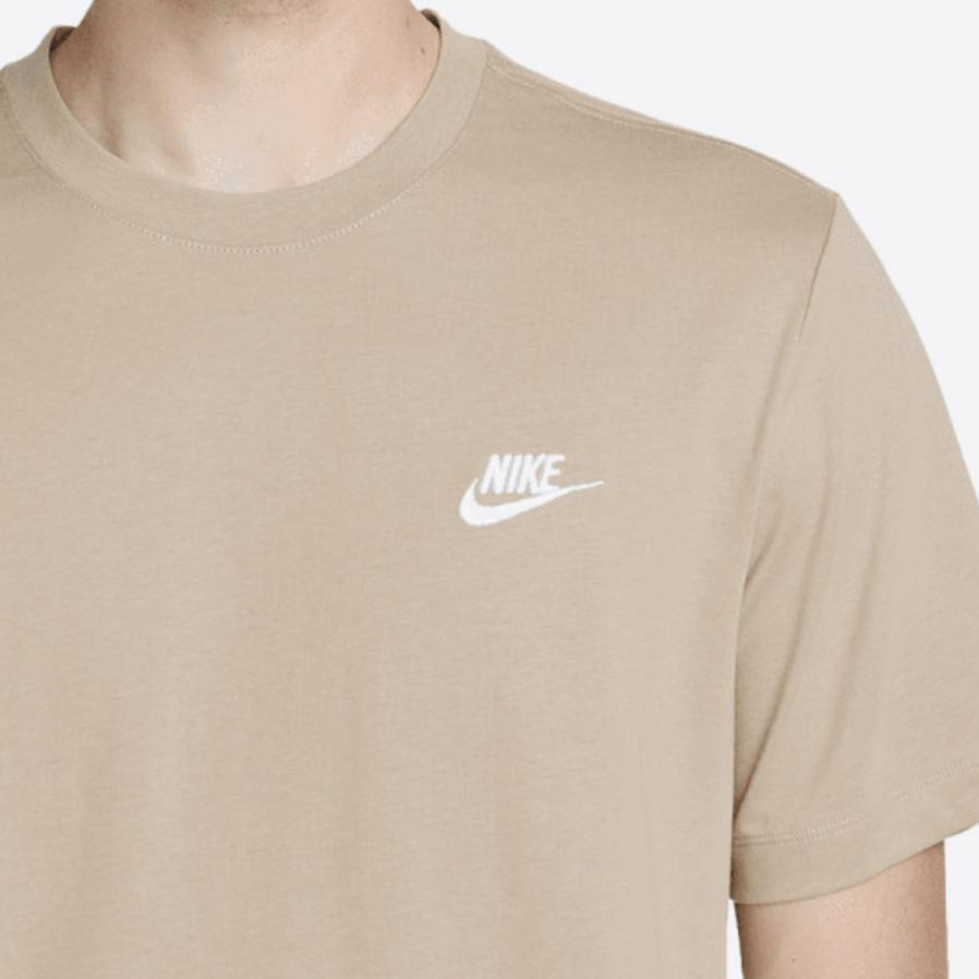 Nike Футболка с вышитым логотипом и круглым вырезом, мужская, цвет хаки AR4997-247