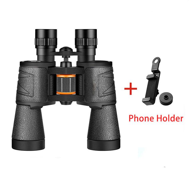 Мощный бинокль, профессиональный телескоп, высокое качество, большой объектив, HD, водонепроницаемые, с низким ночным видением, часы с луной для кемпинга