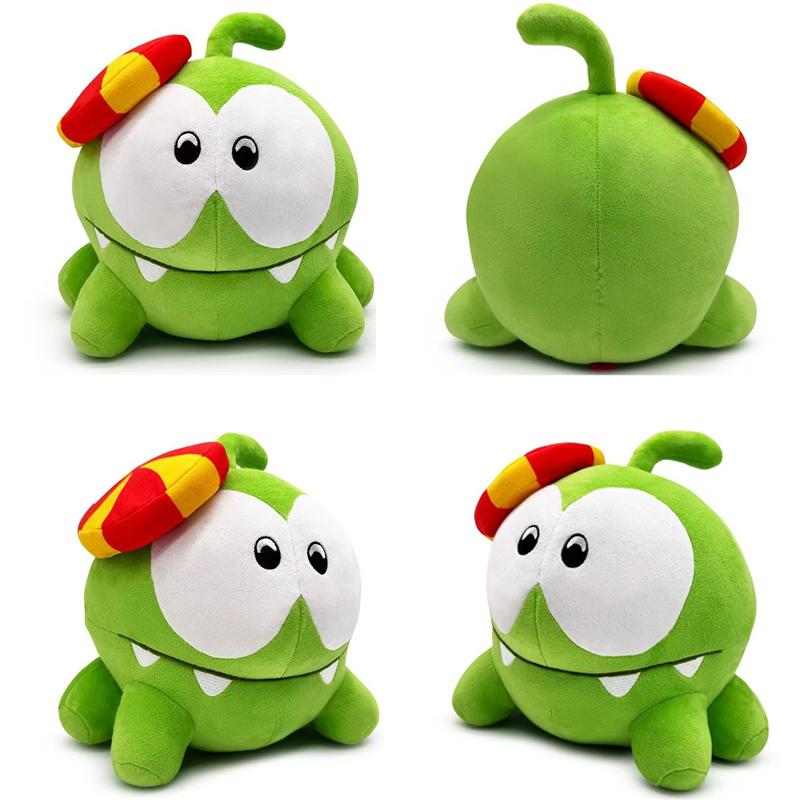 New 25cm Om Nom Cute Cartoon Children's Companion Toys Creative Desk Ornaments Animation Peripheral Holiday Gifts