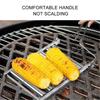 Detachable Handle Hot Dog Roller Stainless Steel BBQ Grill Rack Sausage Grill  Barbecue Grilling