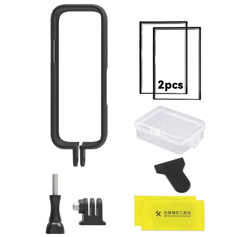 Для Insta360 X4 Защитная крышка объектива + Защитная рамка + Защитные линзы для камеры Insta 360 X4 Защитные аксессуары от царапин