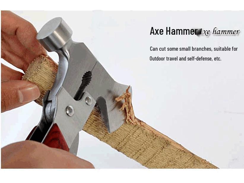 16-in-1 Multifunctional Car Safety Hammer and Axe for Outdoor Emergencies