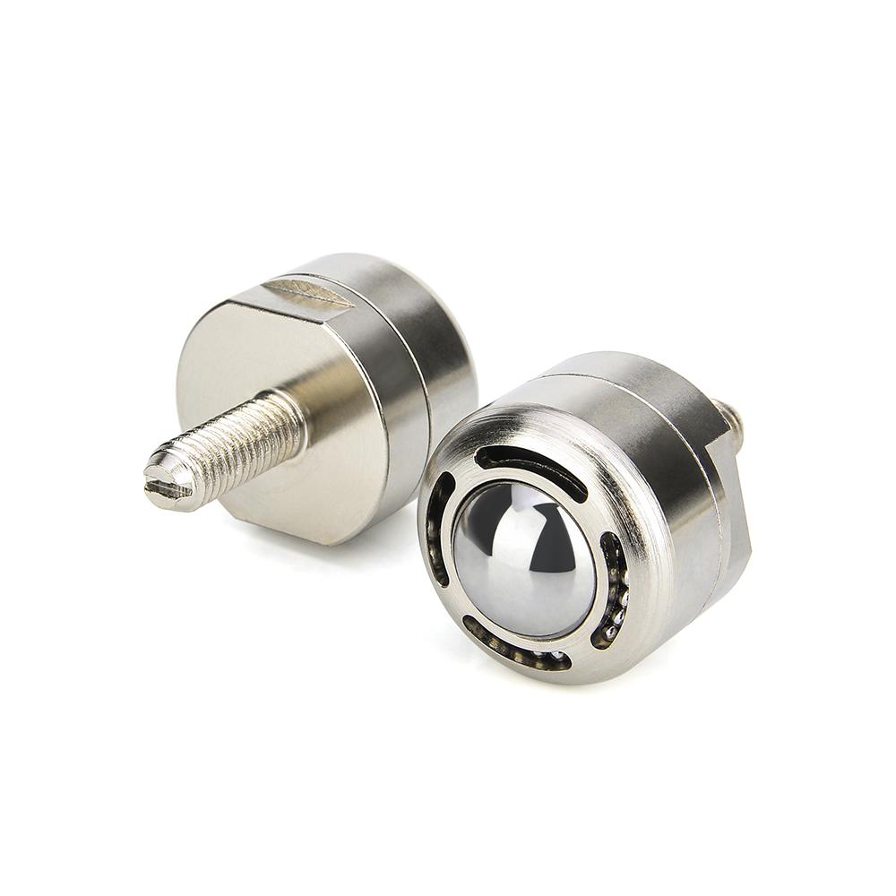 Шариковые ролики высокой грузоподъемности с резьбовым стержнем и пылезащитным отверстием, углеродистая сталь, шариковые транспортные единицы