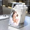 Девочка спит на облаке с мишкой Чехол для телефона для IPhone 14 15 16 17 13 12 11 Pro Max Plus 12 13 Mini Защитный чехол из ТПУ