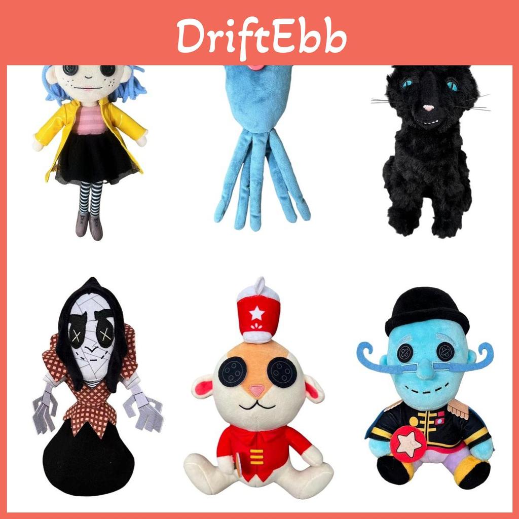 Coraline Plush Doll Water Crystal Soft Stuffed Toy For Collectors And Kids