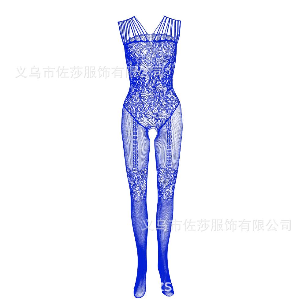 New Women's Jacquard Sexy One-piece Mesh Suspender