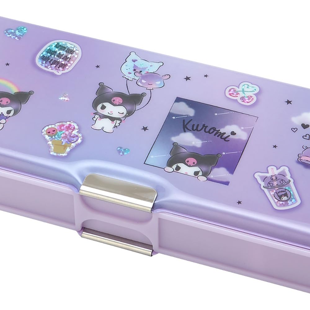 Пенал Sanrio Kuromi, 22,2 x 8,8 x 2,8 см, Детские канцелярские товары, Персонаж, 437468
