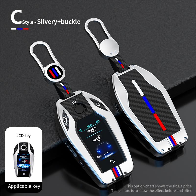 Car Key Case Cover Key Bag For BMW G05 X5 G30 G12 G11 G32 G31 5 7 Series I8 I12 I15 G01 X3 G02 G07 Interior Accessory