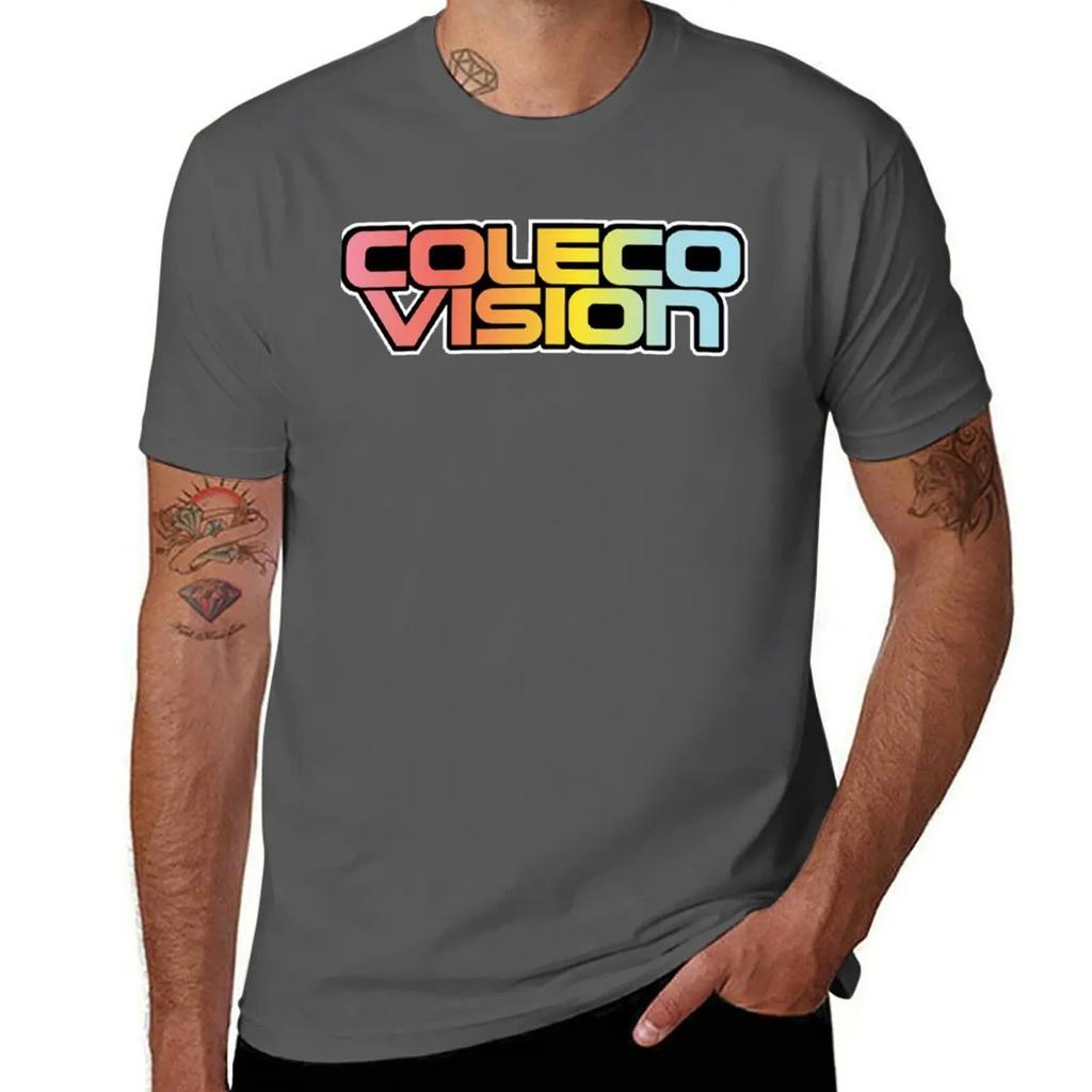 coleco vision logo T-Shirt fashion shirts graphics man clothes funny t shirts men