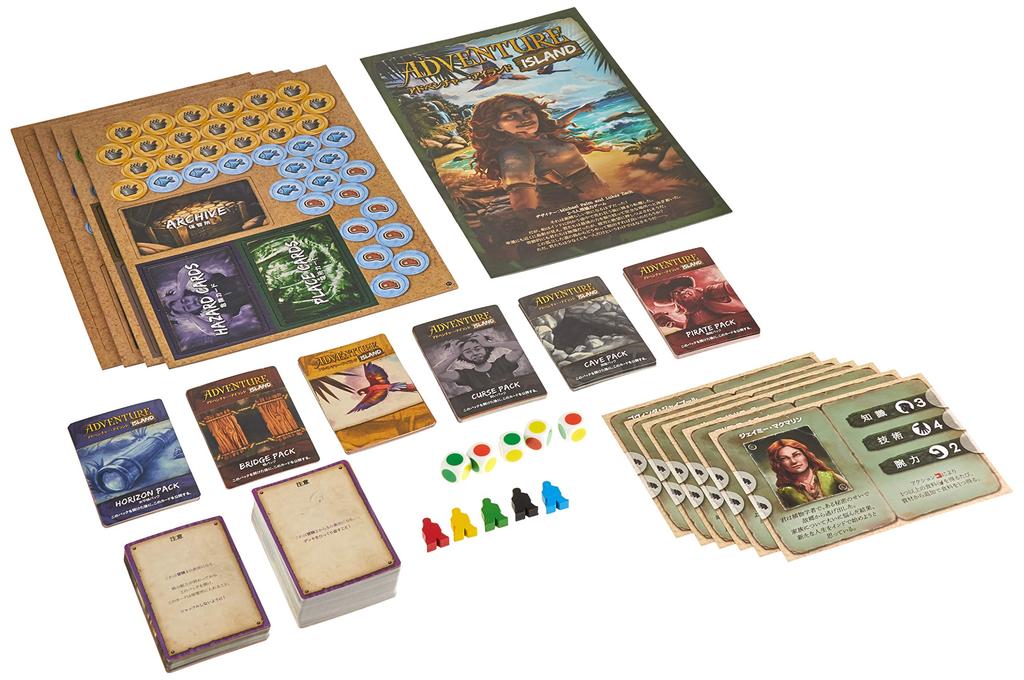 Hobby Japan Adventure Island японская версия для детей 10 лет и настольная игра (для 2-5 игроков, 40-90 минут, и более)