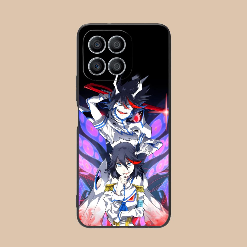 Чехол для телефона La Kill Ryuko Matoi для Honor 90 80 70 60 50 30 20 10 9 8 7 Pro S SE Lite 5G Черный Чехол для смартфона