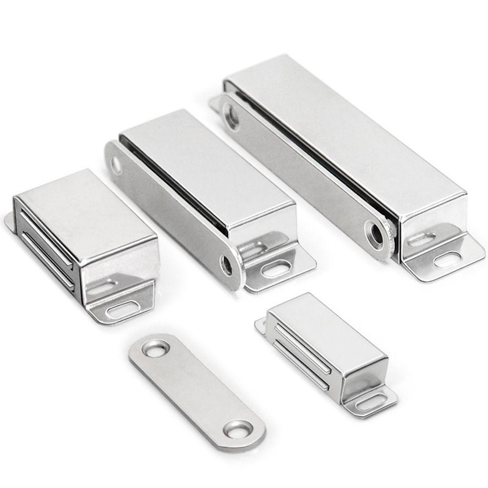 Сильные магнитные защелки для шкафа из нержавеющей стали, аксессуары для доводчика двери, магнитная защелка для двери
