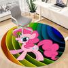 Круглый ковер My Little Pony для офиса, под офисные стулья, спальни, гостиной, домашний декор a0908177