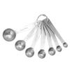 7 PCS Stainless Steel Measuring Spoons Set Small Measuring Teaspoons Baking Tool for Dry Or Liquid