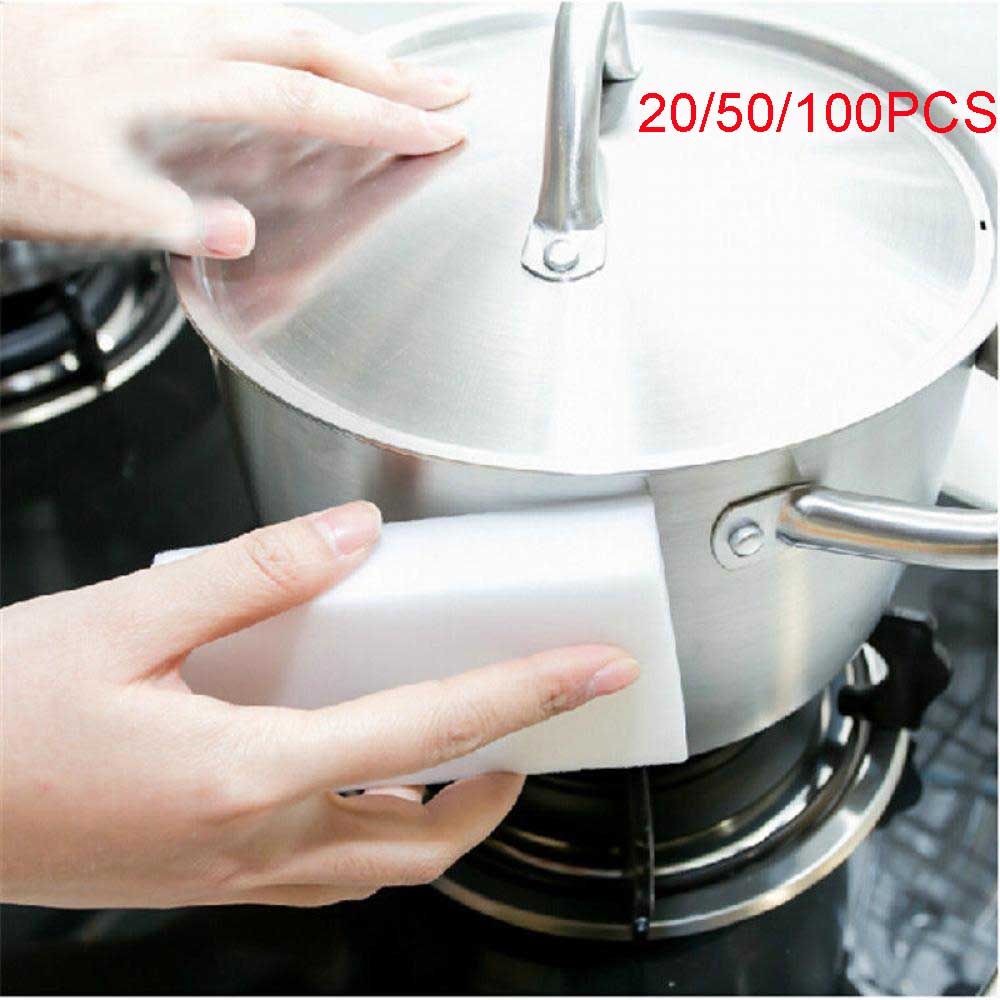 20/50/100 шт. новая кухонная белая чистящая губка меламиновый ластик пенный очиститель