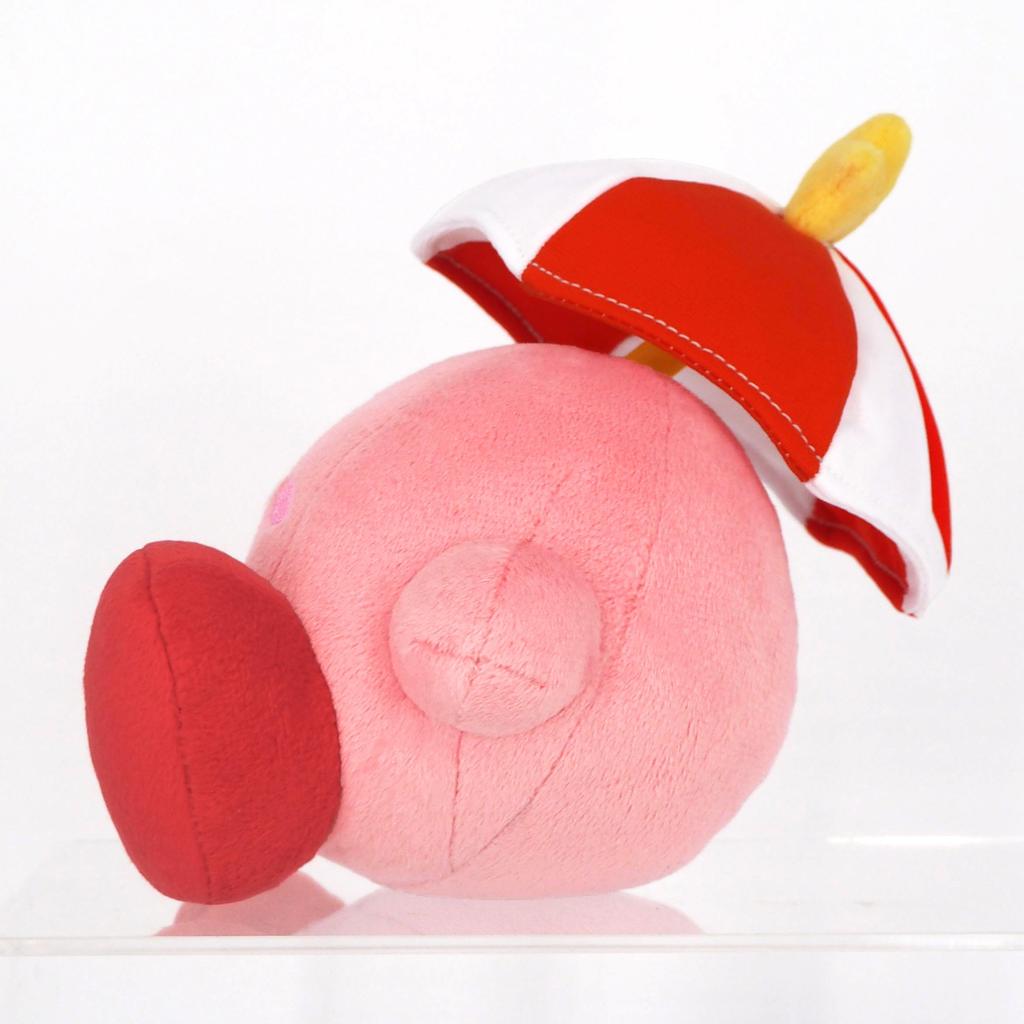 Sanei Boeki Kirby of the Stars KP23 Зонтик Кирби Мягкая игрушка Высота 11 см