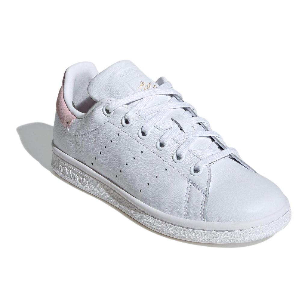 Adidas Детские кроссовки Stan Smith J Patchwork Heel White Bluebird Green IE0356