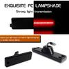 Full Red Led Lamps Smoked Lens kit Compatible With 1993-2002 Chevy Camaro Rear Bumper Side Marker Lights