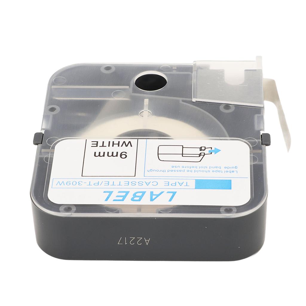 Label Maker Tape 9mm Wide 8m Length Self Adhesive Label Tape Refills for MAX LM380E LM390A LM370A LM
