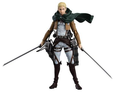 Figma Атака Титанов Эрвин Смит ABS ПВХ Окрашенная Подвижная Фигурка Перепродажа 200303 Немасштабная &