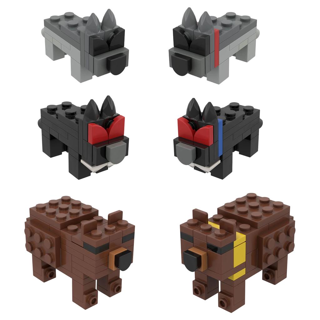 Anime Peripheral Trendy Building Block, Children's Puzzle Puzzle Puzzle Building Model Toys