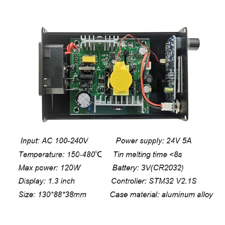 Паяльная станция T12 STM32 V2.1S Контроль температуры Блоки питания 24В 5А